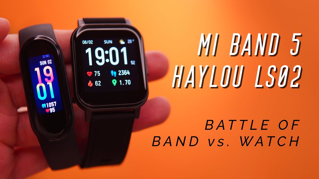 Xiaomi Mi Band 5 vs. Haylou LS02 - Budget Smartband vs. Smartwatch Battle!