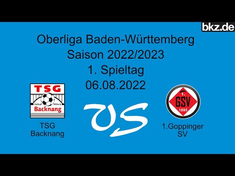 Fußball-Oberliga: TSG Backnang - 1. Göppinger SV