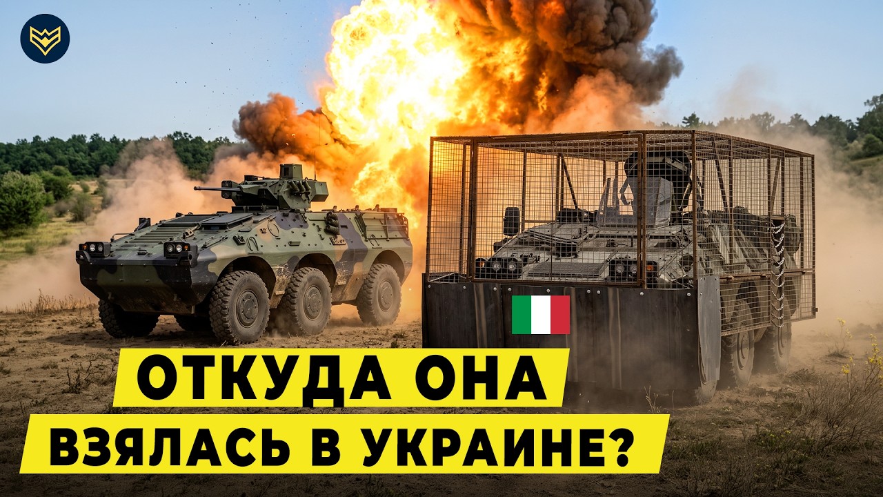 СЕКРЕТНАЯ ПОСТАВКА ИТАЛИИ? В Украине нашли итальянскую броню которая уже во?