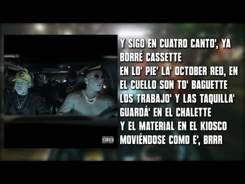 Cosculluela x Tego Calderón - CHAMBEAN (Letra)