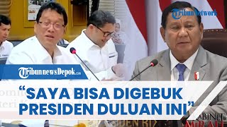 Purbaya Ngaku Bisa Digebuk Prabowo jika Tak Punya Alasan Kuat untuk Nego: Saya Bisa Digebug Duluan