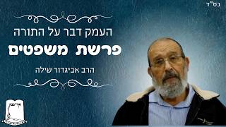 העמק דבר על התורה | פרשת משפטים | הרב אביגדור שילה (ישיבת אור עציון) - התמונה מוצגת ישירות מתוך אתר האינטרנט יוטיוב. זכויות היוצרים בתמונה שייכות ליוצרה. קישור קרדיט למקור התוכן נמצא בתוך דף הסרטון