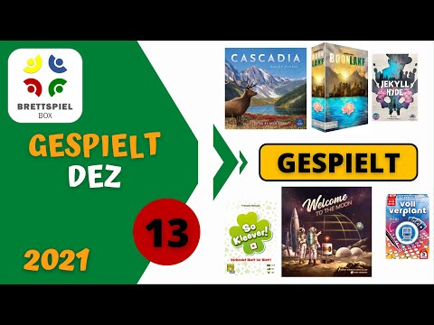 Monatsbox Dezember 2021   Brettspiel gespielt   Brettspielbox