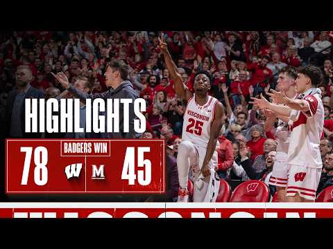 Highlights vs Maryland || Wisconsin Basketball || March 4, 2026