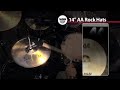 Sabian 14'' AA Rock Hats- Cymbal Demonstration thumbnail