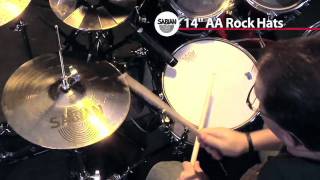 Video thumbnail for Sabian 14'' AA Rock Hats- Cymbal Demonstration by SABIAN Cymbals