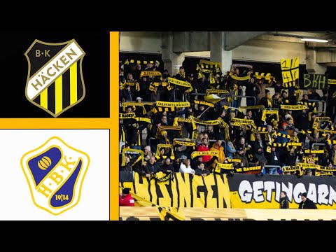 Häcken 4-1 Halmstad - Swedish Football Game Vlog