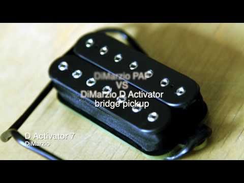 DiMarzio PAF VS DiMarzio D Activator bridge pickup