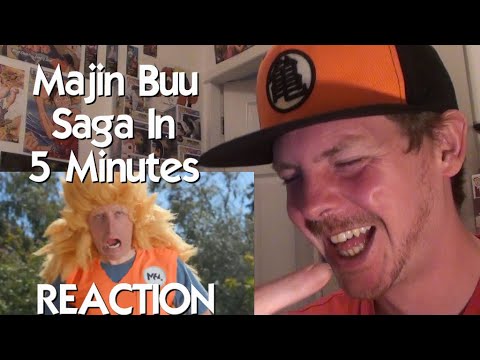 The Majin Buu Saga In 5 Minutes (Dragonball Z Live Action) (Sweded) REACTION