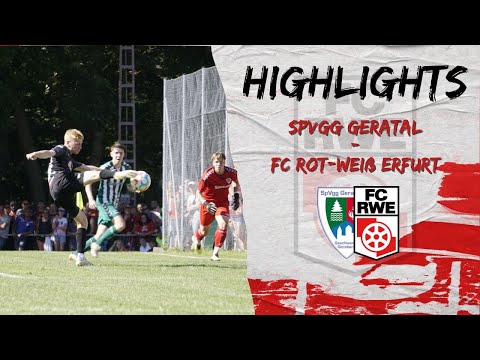 HIGHLIGHTS: SpVgg Geratal vs. FC Rot-Weiß Erfurt | Thüringenpokal 2. Runde