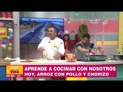 Te enseñamos a preparar Arroz con pollo y chorizo | Recetas En VLV | 10-08-23