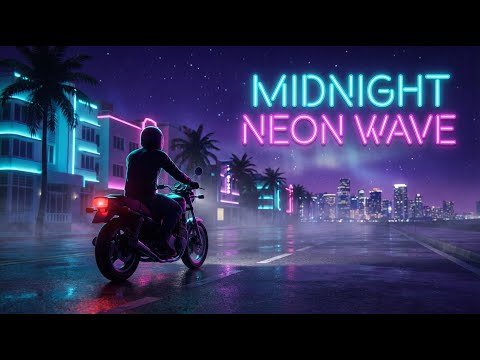Chill Synthwave Mix for Night Rides & Focus 🚦Midnight Neon Drive