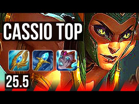 CASSIOPEIA vs IRELIA (TOP) | 8 solo kills | KR Master | 25.5
