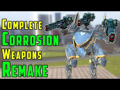 Complete Corrosion Weapons REMAKE War Robots Test Server Gameplay WR