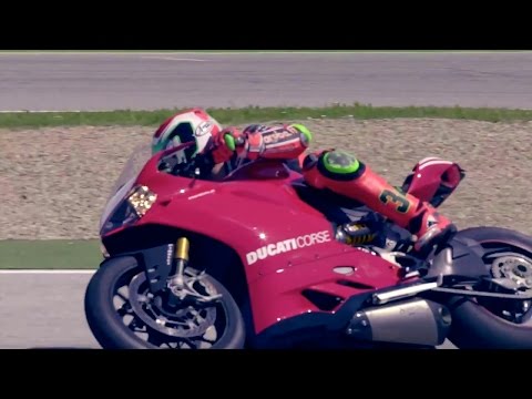 Davide Giugliano and the Ducati Panigale R, 2015 official