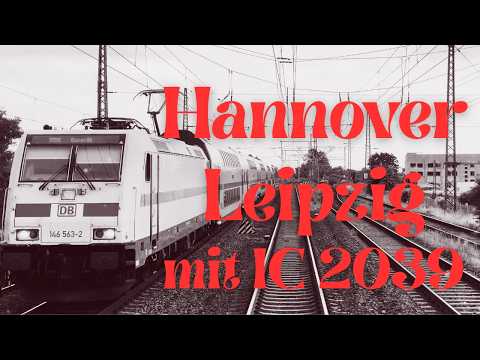 Mitfahrt im Führerstand des IC 2039 🚄 | BR 146 & Doppelstockwagen IC2 von Hannover nach Leipzig