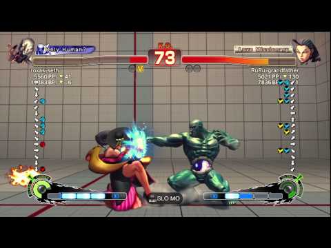 roxas-seth [Seth] vs. RuRu-grandfather [Rose] | PS3 SSF4 Arcade Edition