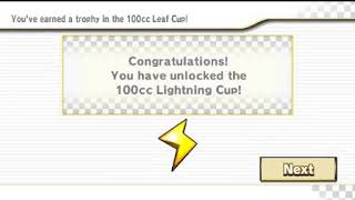 Mario Kart Wii - Unlocking 100cc Lightning Cup