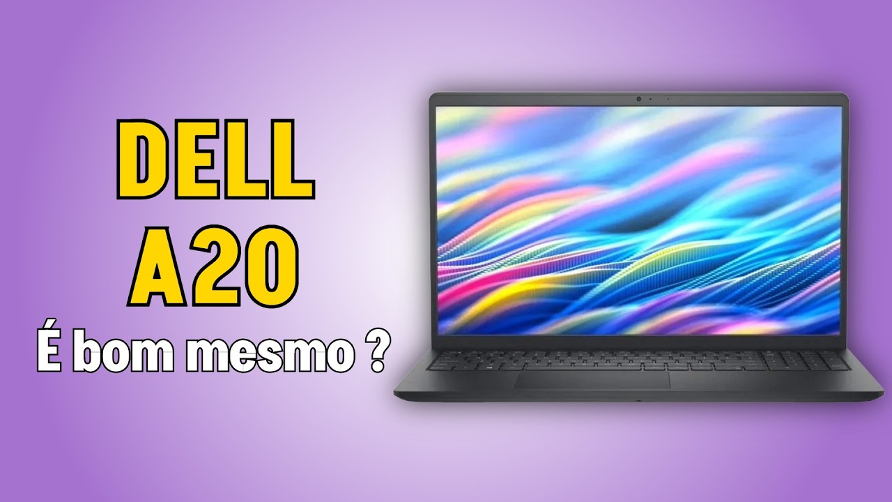 Miniatura da avaliação em vídeo de Notebook Dell 15 DC15-C3100-A20 Intel Core 3 100U 8GB 512GB SSD 15.6 FHD