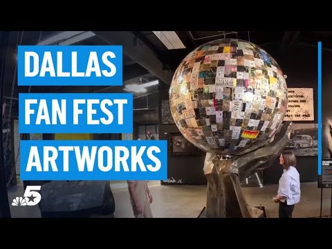 Inside the Texas-Inspired art taking center stage at Dallas Fan Fest