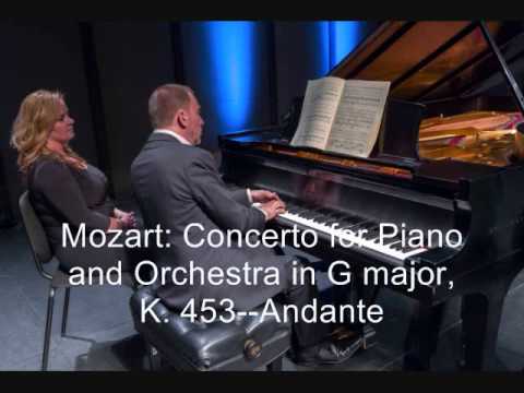 Mozart: Concerto for Piano and Orchestra in G major, K. 453 (Andante)