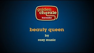 roxy music - beauty queen (karaoke)