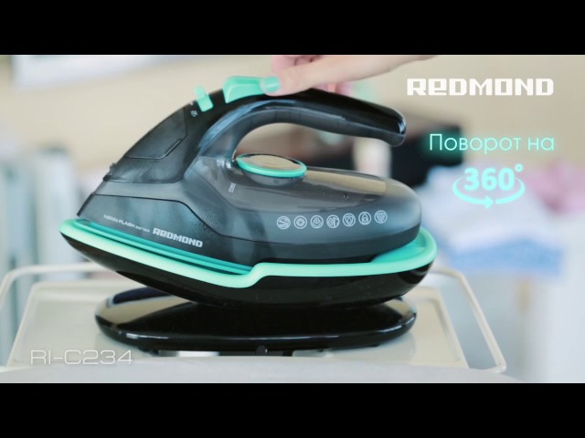Утюг беспроводной REDMOND RI-C234 (мятный): купить в Москве, СПб ...