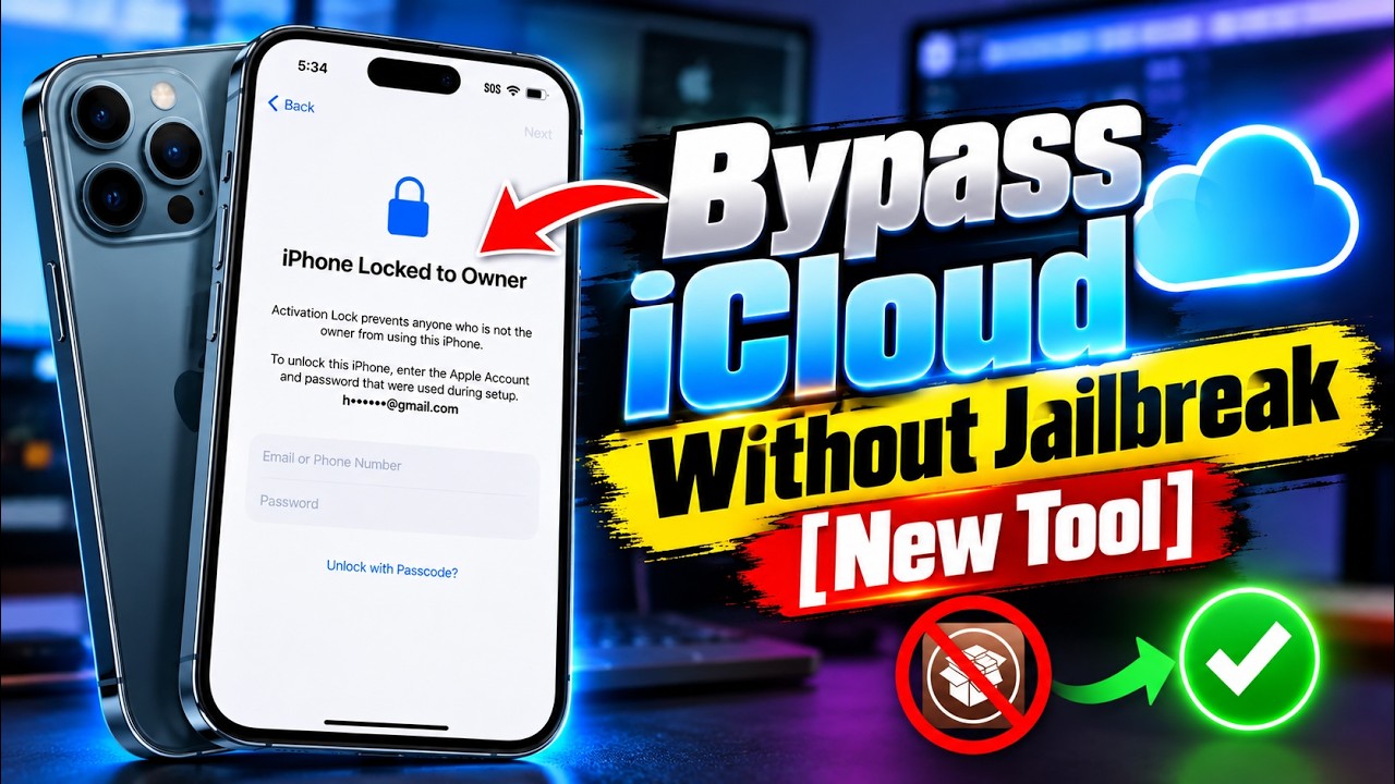 NEW iCloud Activation Lock Tool Test | Easy Remove iPhone Locked to Owner iOS 12-26.1 [No Jailbreak]