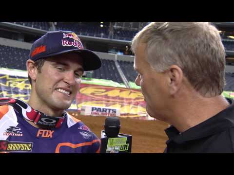 Race Day LIVE 2015 - Arlington - Ryan Dungey on the Podium