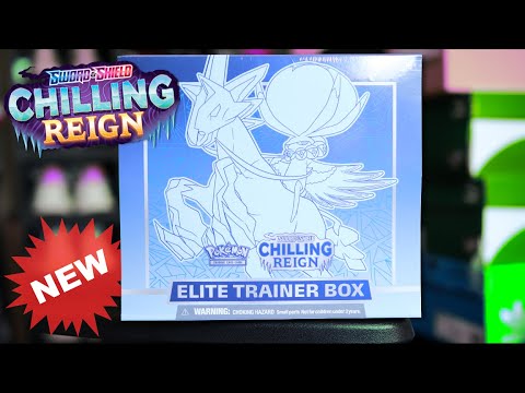 Pokemon CHILLING REIGN Elite Trainer Box OPENING! (Ice Rider Calyrex)