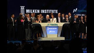 Nasdaq Closing Bell Ceremony | Institute Chairman Michael Milken on Building Meaningful Lives
