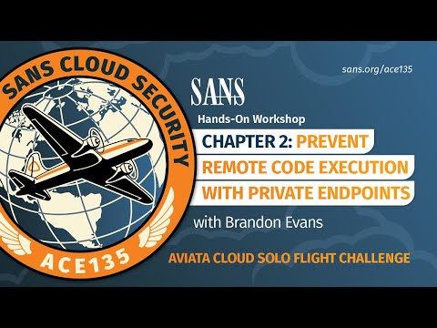 HANDS-ON WORKSHOP | Prevent Remote Code Executions with Private Endpoints: Aviata Chapter 2