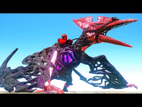 SPEED DEMON PTERANODON & GLACIAL DIREWOLF ARMY !! ARK Survival Evolved Pugnacia Dinos ARK MODDED E09