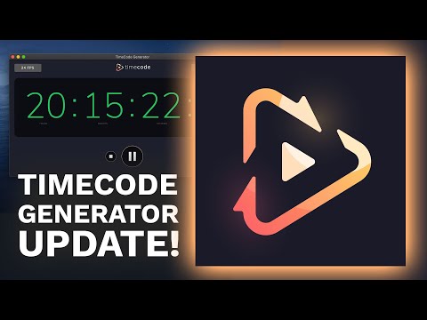 TimeCode Generator Update! Now available
