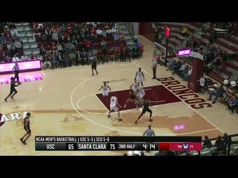 Men's Basketball: USC 92, Santa Clara 102 - Highlights 12/18/18