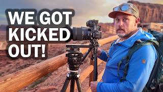 Kicked Out Of Monument Valley For Tripod Usage At Sunset