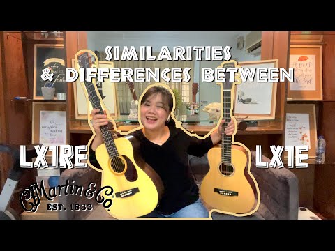 LITTLE MARTIN SERIES | LX1RE or LX1E | Similarities & Differences #martinguitar #travelguitar