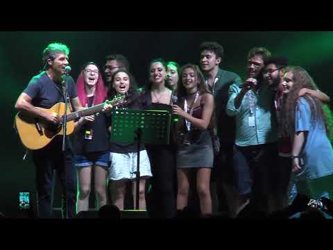 Luca Barbarossa - Passame er Sale con i ragazzi della Masterclass Music del Giffoni Film Festival