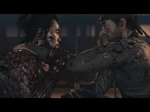 Jin Sakai vs Ryuzo in Castle Shimura and Ryuzo Death (Ghost of Tsushima)