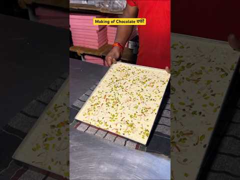 Making of white Chocolate Barfi 😱 | Indianfood