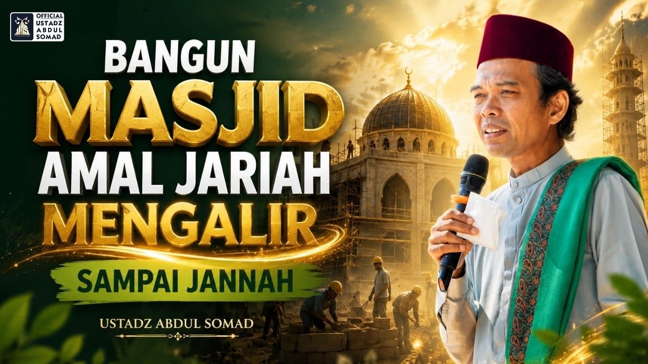 Bangun Masjid..!! Amal Jariyah Mengalir Sampai Jannah | Ustadz Abdul Somad