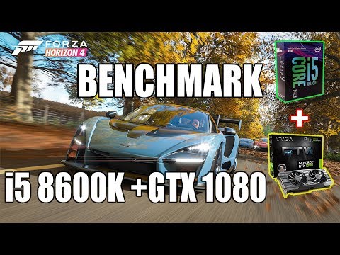 Forza Horizon 4 Benchmark (1080p) - i5 8600K + EVGA Geforce GTX 1080 FTW - ALL SETTINGS MAXED OUT