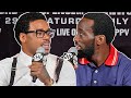 ERROL SPENCE JR & TERENCE CRAWFORD HEATED TRASH TALK AT PRESS CONFERENCE!
