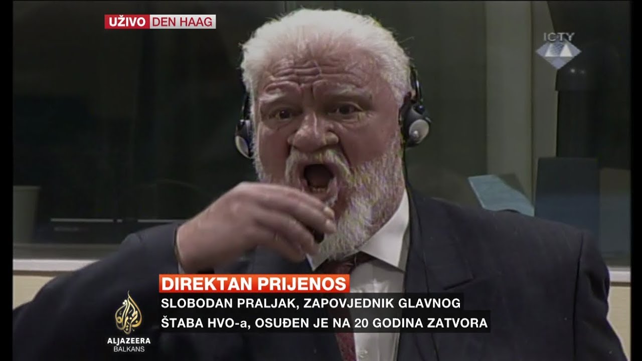 Praljak popio otrov, prekinuto suđenje