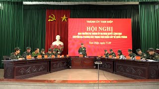 Khai mạc Diễn tập khu vực phòng thủ thành phố Tam Điệp năm 2023