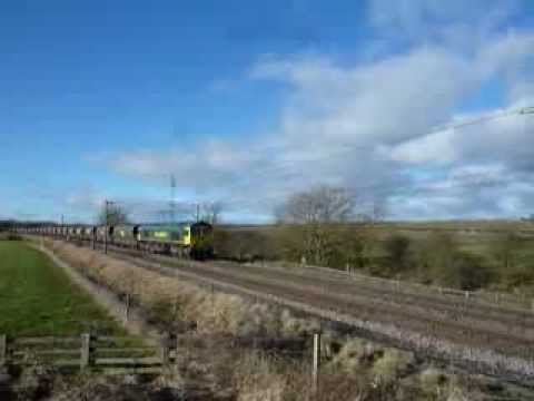 Freightliner 66508 on coal at Preston le Skerne 01/02/13
