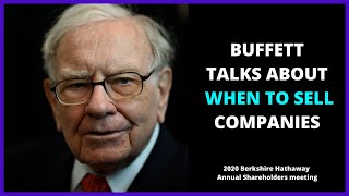 When and Why does Warren Buffett Sell Companies (2020)