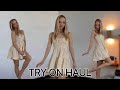 4K USA Dress Tights Try On Haul Real Fit Look Fishnet Sheer Stockings