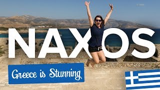 Naxos. Amazing Greek Island + NUDE Beach, Dunes & Graffiti at an Abandoned Hotel