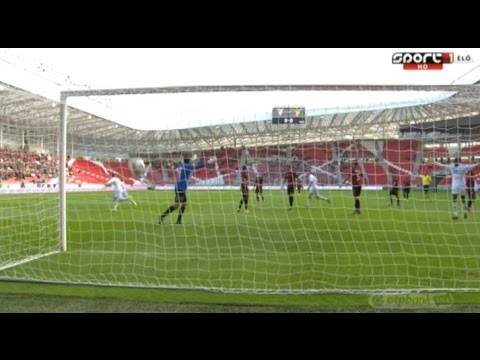 Tisza Tibor gólja a DVSC TEVA - Budapest Honvéd mérkőzésen